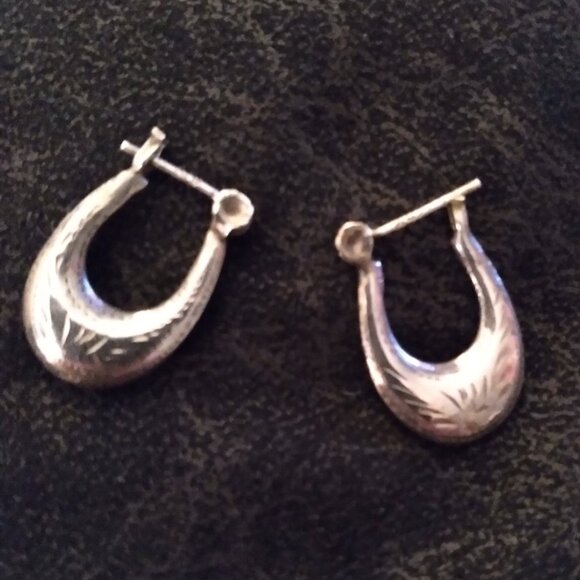 Vintage silver earrings - Picture 1 of 1